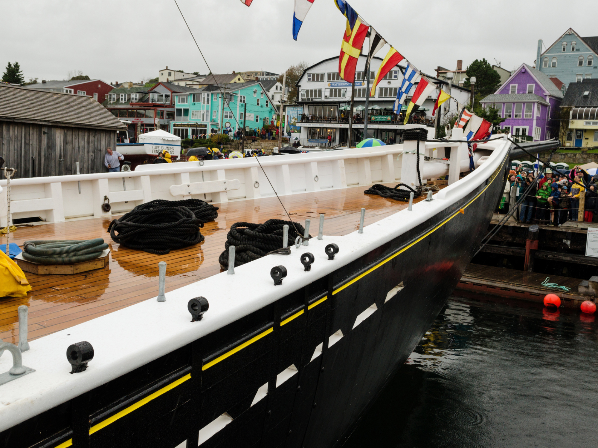Bluenose II docked in Lunenburg