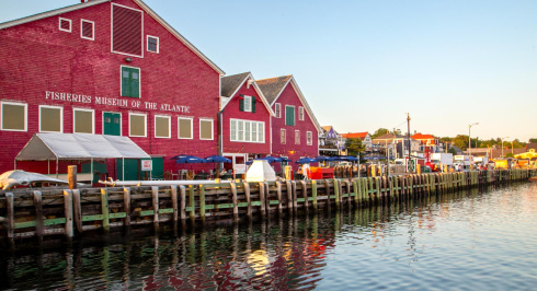 Exterior view of the Fisheries Museum of the Atlantic