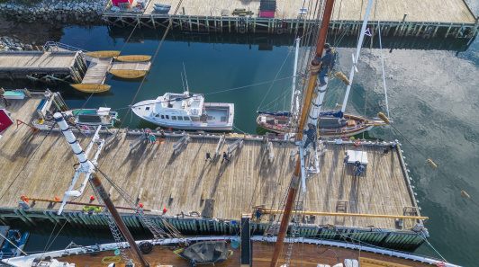 Ship's Position: Fisheries Museum of the Atlantic, East Finger Piers