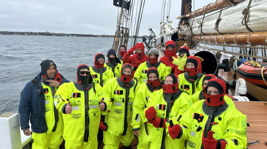 Sail and Safety Training in the Lunenburg Bay