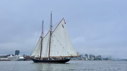 Halifax-bound on Bluenose II